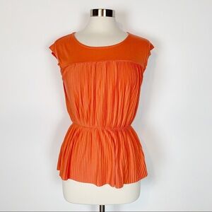 Merona Pleated Accordion Peplum Blouse